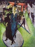 Ernst Ludwig Kirchner Potsdamer Platz painting